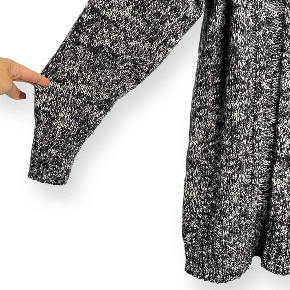 Lane Bryant Heavy Knit Mid-Weight Black White Sweater 22/24